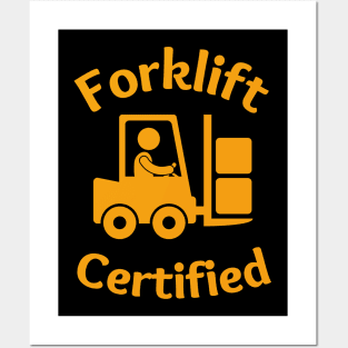 Forklift Certified Meme Posters and Art